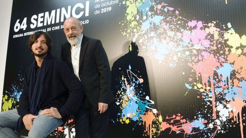 Carlos Polo (izquierda) y Chema del Barco presentaron «El plan» en la Seminci