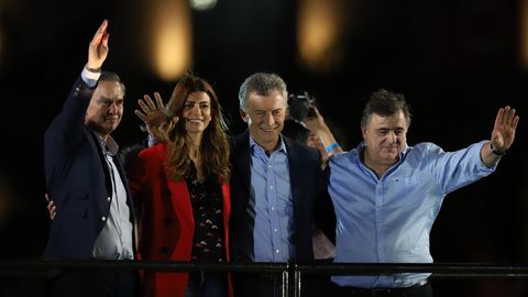Mauricio Macri en el cierre de campaa