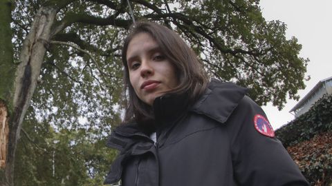 Dahynna, chica colombiana a que le cayó encima una gran rama de carballo