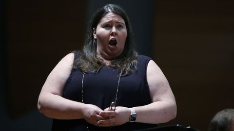 La cantante Angela Meade