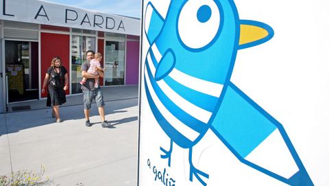 La escuela de A Parda, en Pontevedra, es una de las que cuenta con horario más extenso, y también una de las más demandadas
