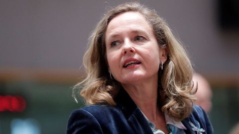 La ministra de Economía en funciones, Nadia Calviño