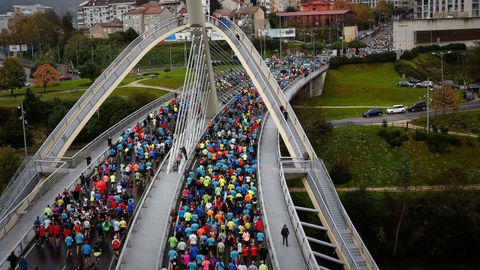 Miles de atletas recorrieron las calles de Ourense en la clásica atlética de otoño
