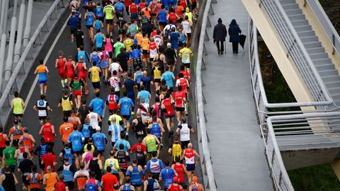 Miles de atletas recorrieron las calles de Ourense en la clásica atlética de otoño