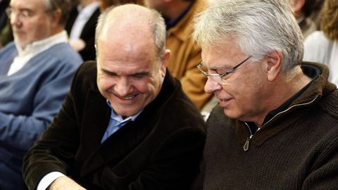 Manuel Chaves y Felipe González, en el 2007