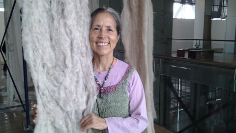 La artista, poeta y activista chilena Cecilia Vicuña