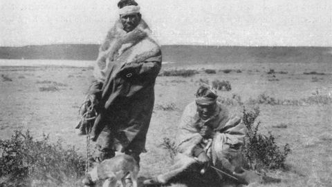 Indios tehuelches en Río Gallegos