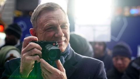 Daniel Craig, este miércoles en Nueva York, durante un acto promocional de «No Time to Die»