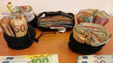 La Guardia Civil intervino 24.000 euros en metlico