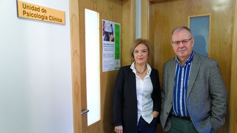 la investigadora Concepción Fernández Rodríguez y el investigador Marcelino Cuesta, de la Facultad de Psicología de la Universidad de Oviedo
