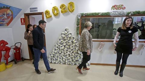 Decoración navideña en la Diputación de Pontevedra