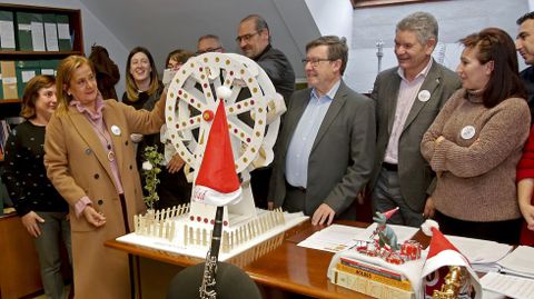 Decoración navideña en la Diputación de Pontevedra