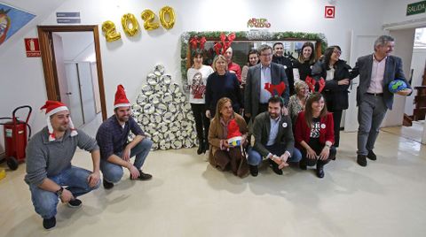 Decoración navideña en la Diputación de Pontevedra