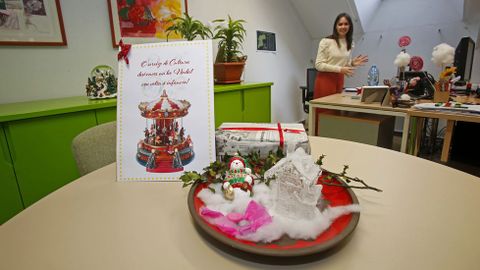 Decoración navideña en la Diputación de Pontevedra