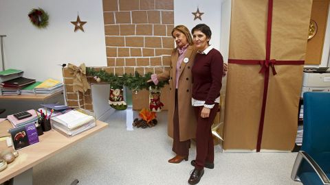 Decoración navideña en la Diputación de Pontevedra