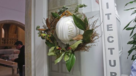 Decoración navideña en la Diputación de Pontevedra