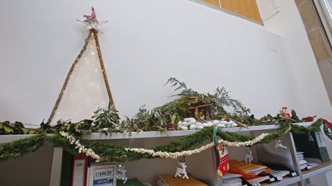 Decoración navideña en la Diputación de Pontevedra