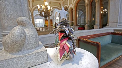 Decoración navideña en la Diputación de Pontevedra