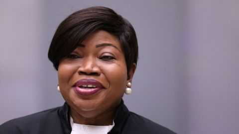 a fiscala jefe del Tribunal Penal Internacional (TPI), Fatou Bensouda