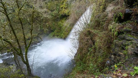 En el recorrido se puede ver el salto de agua desde su parte superior