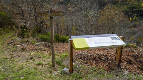 Señalización en la primera parte de la ruta