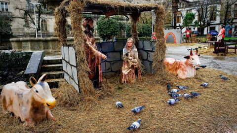 Roban la figura del Niño Jesús del belén de Jácome