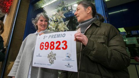La duea de la administracion de la calle Arzobispo Guisasola, en Oviedo, que vendio 20 dcimos de un quinto premio