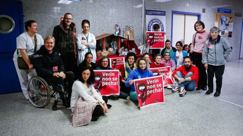 El encierro en Verín tiene su propio belén