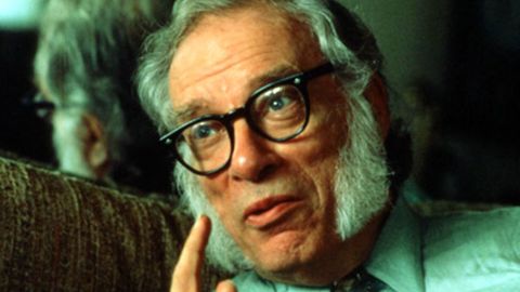 El popular novelista de ciencia ficcin Isaac Asimov (Petrvichi, Rusia, 1920-Nueva York, EE.UU., 1992)