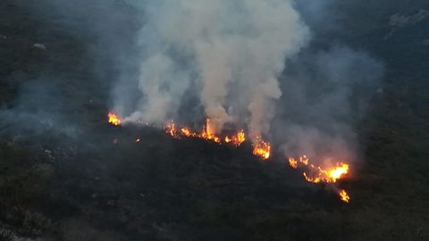 El fuego iniciado por el hombre denunciado por los agentes del Medio Natural