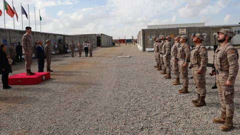 España cuenta con un contingente de 550 soldados desplazados a Irak