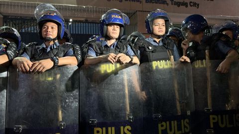 Agentes de la Policía filipina, en una imagen de archivo