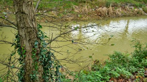 El río Piles, a su paso por La Guía