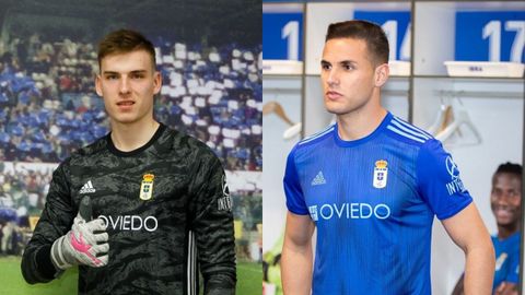 Andriy Lunin y Luismi Sánchez