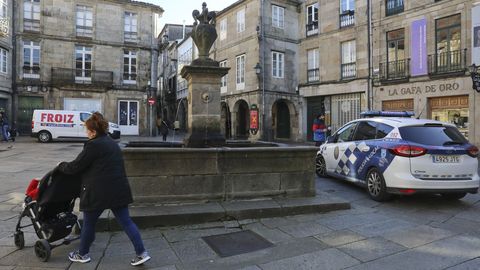 La Policía Local patrulla casi todos los días en O Toural para prevenir conflictos