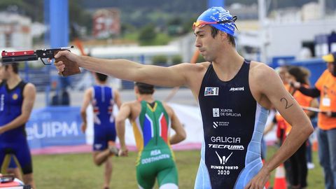Lideró a España hacia el título mundial de triathle en 2017 en su Viveiro natal