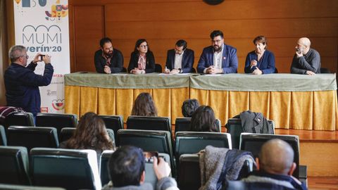 Detalle de la presentación del Mumi Verín'20, encuentro profesional de música entre Galicia y Portugal