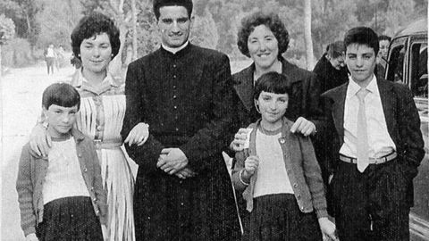 El sacerdote y misionero Juan Alonso Fernández, en su juventud