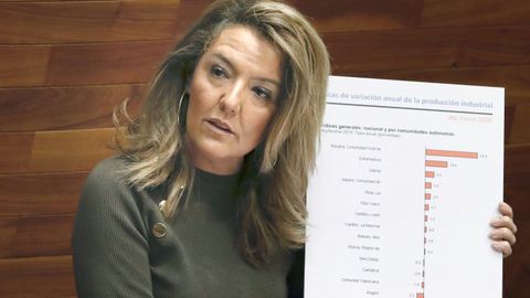 La portavoz del PP en la Junta General, Teresa Mallada,