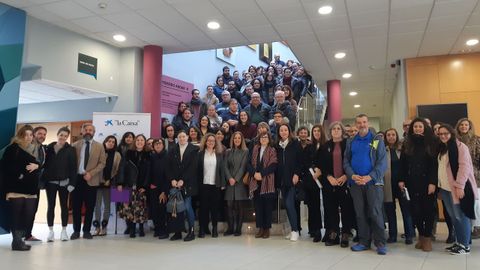 Ala cto acudieron representantes de la Fundación La Caixa y Caixabank, y miembros de entidades sociales
