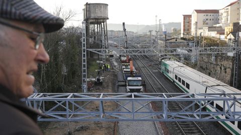 Obras de adaptación a la alta velocidad del trazado ferroviario urbano de Ourense