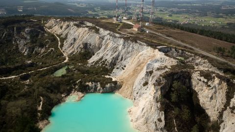 Minas de wolframio en monte Neme, entre Carballo y Malpica de Bergantiños.