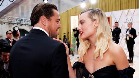 Margot Robbie y DiCaprio