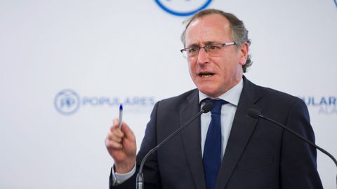 Alfonso Alonso, líder del PP en el País Vasco
