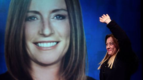Giorgia Meloni, líder del ultranacionalista Hermanos de Italia