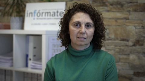 Julia Domínguez trabaja desde hace tiempo en el centro Infórmate.