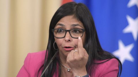Delcy Rodrguez, vicepresidenta de Venezuela