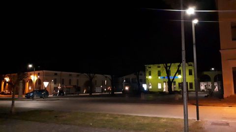 Calles desiertas en el pueblo de Vo Euganeo, donde hay dos contagiados