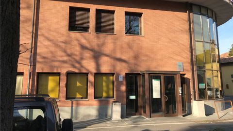 Exterior del hospital de Piacenza