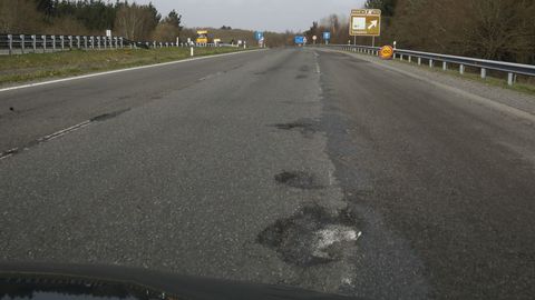 Baches en el entorno de la salida y entrada de Outeiro de Rei y hacia Rábade